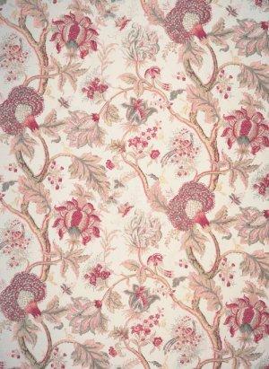 Bennison Dragon Flower Fabric